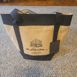 The Lady & Sons  Soft Burlap Tote Bag.