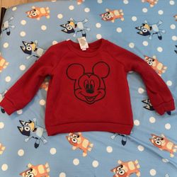 Mickey Mouse Sweatshirt Toddler 24 Months. 