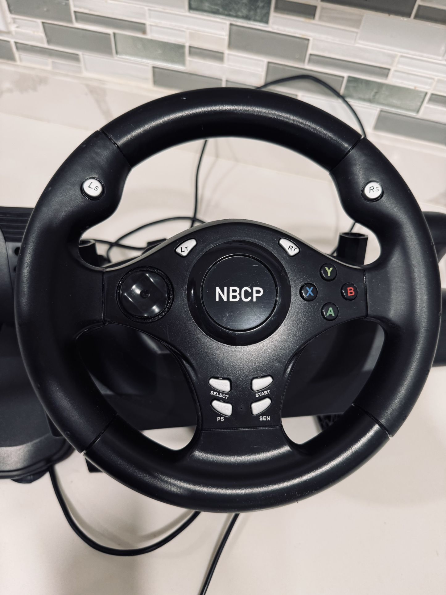 Gaming racing wheel 270 degree driving force vibration for racing games PC