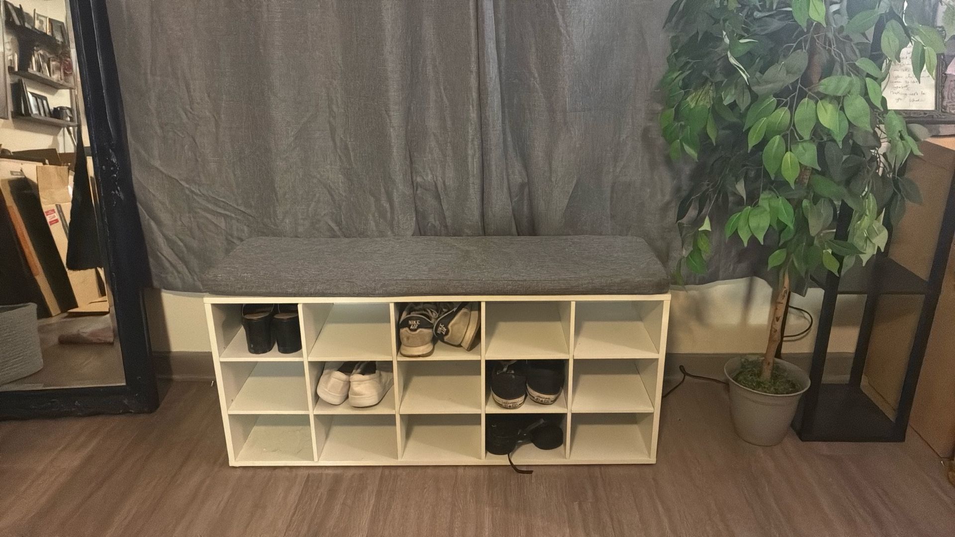 Bench Shoe Storage Organizer - Great Condition