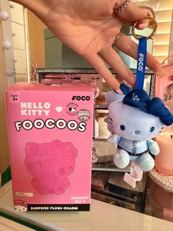 LA Dodgers Hello Kitty plush charm