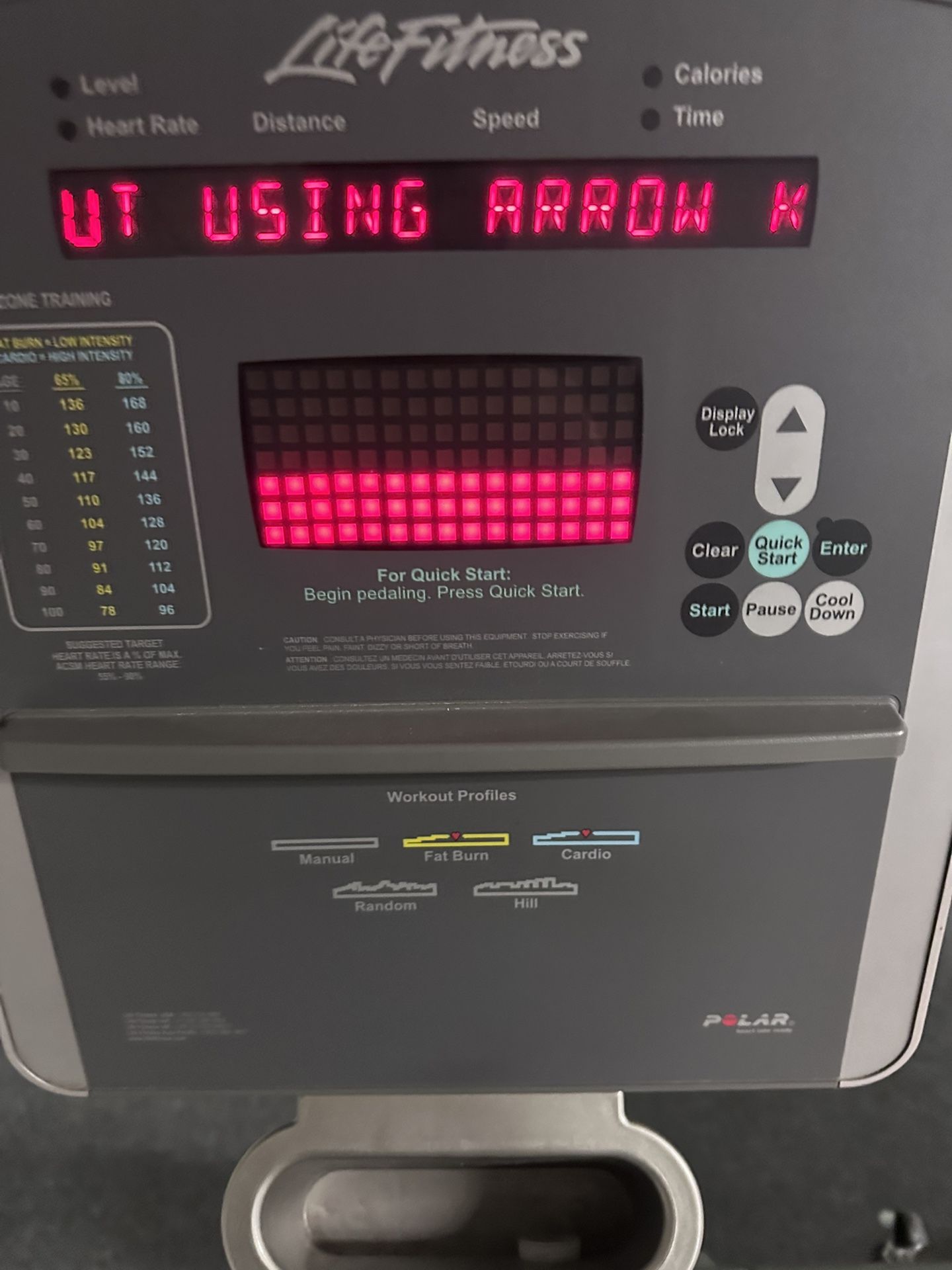 Life fitness Elliptical.