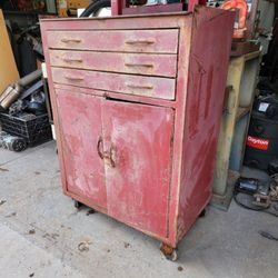Tool Box  Toolbox  Tool Cart. Vintage  HEAVY DUTY 