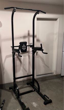 Power Tower Pull-Up Dip Station