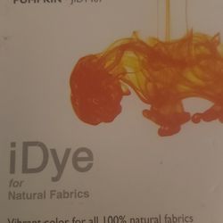 Jacquard Idye Natural Fabric: Pumpkin

