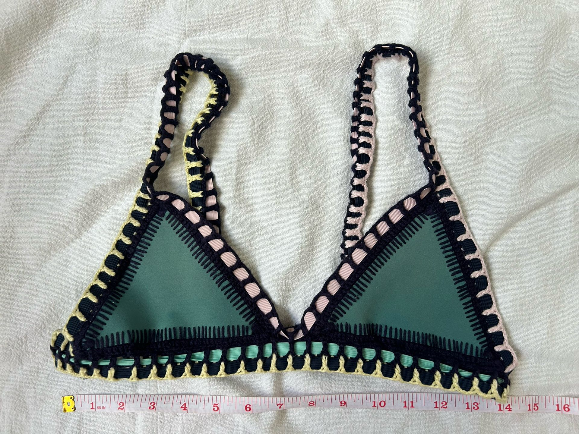 KINI Teal Bikini Top