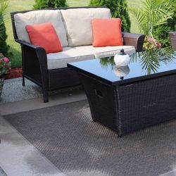 Patio Furniture (brown-wicker)