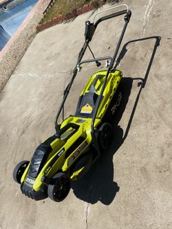 Ryobi plug in mower