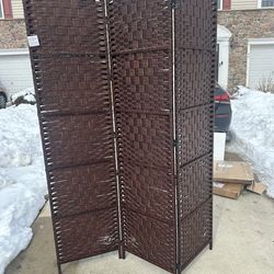 3 panel room divider