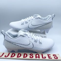 Nike Vapor Edge Speed 360 2 White Silver Football Cleats DA5455-100 Men’s Sizes