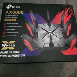 AX6600 Tri-band Wi-Fi 6 Gaming Router