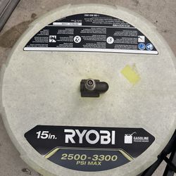 RYOBI 15 in. 3300 PSI Surface Cleaner for Gas Pressure Washer