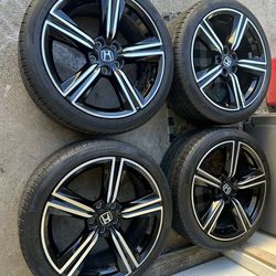 Oem 19x8.5 fit all accord perfectly 4 tires all match 234 40 19