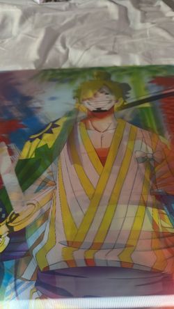One Piece Sanji Zoro Luffy Anime 3 D Poster