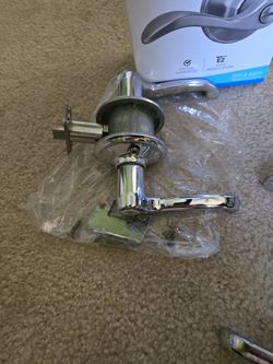 Schlage Door Handle With Privacy Lock 