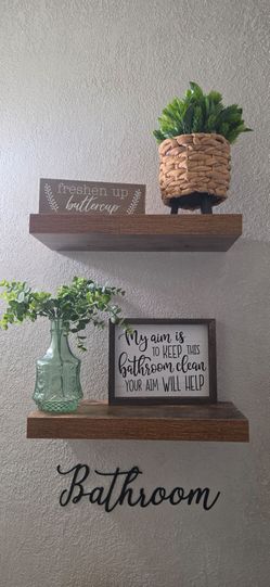 Floating shelves/ decor