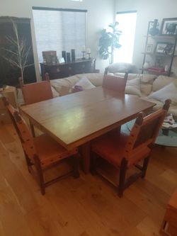 Table and chairs