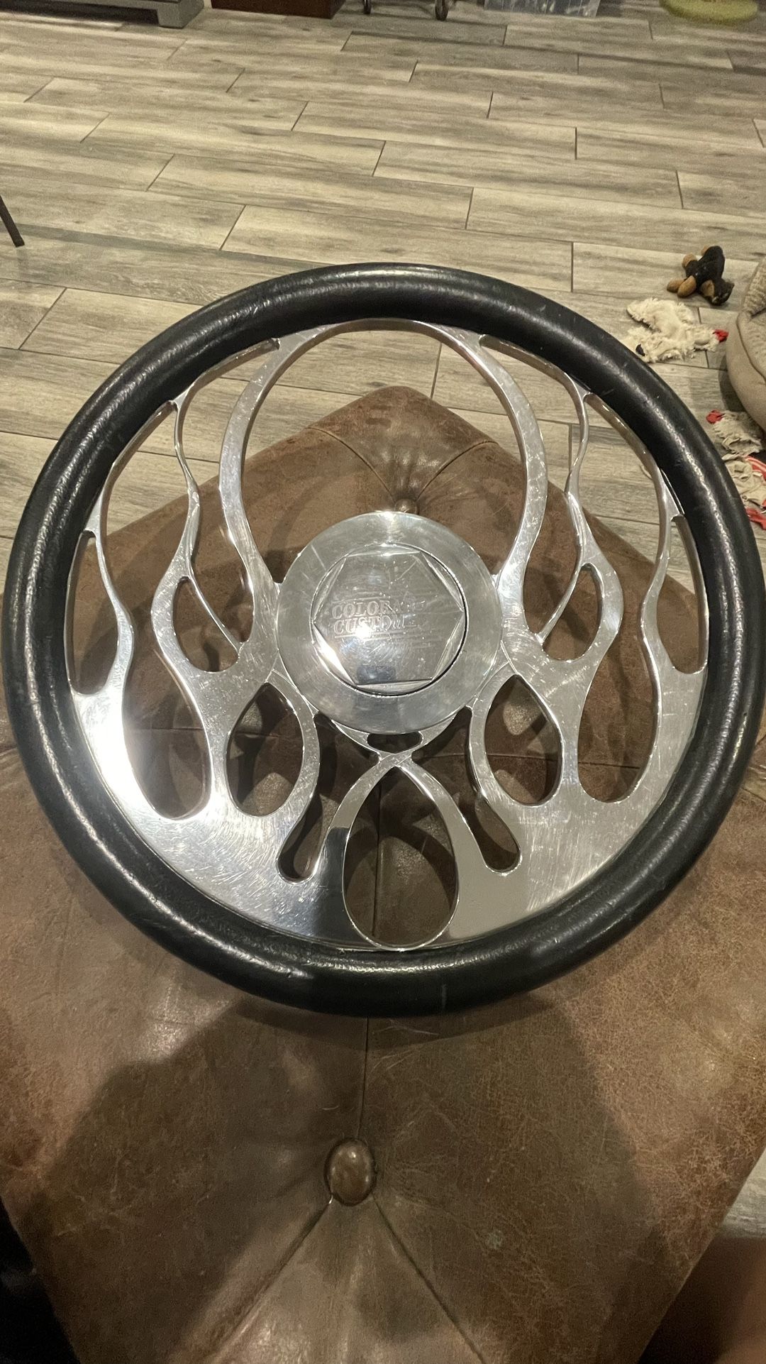 Used Billet Colorado Customs  FlameSteering wheel 