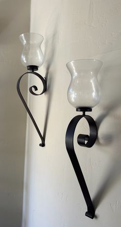 Wall sconces candle holders