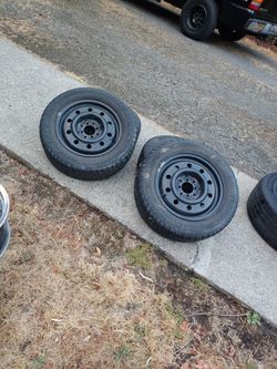 Four Studded Tires On Rims Four Lug Universal