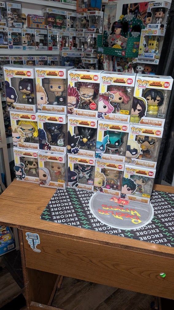 My hero academia Funko Pops