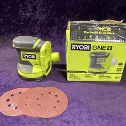 🧰🛠RYOBI ONE+ 18V 5” Random Orbital Sander-LIKE NEW!/NO DUST BAG!(Tool Only)-$40!🧰🛠