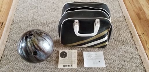 10-Pound Ebonite Galaxie 300 by Fuqua Sports Bowling Ball and Bag