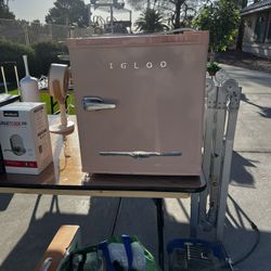 Pink Mini Fridge 