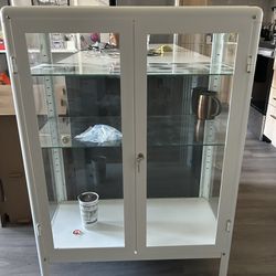‼️IKEA white glass cabinet FABRIKOR ON SALE‼️ - $119