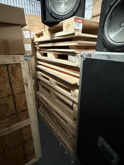 Uline Heavy Duty Wood Crate 48x48x48