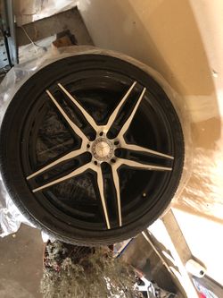 Staggered After Market Mercedes wheels and tires 850 OBO