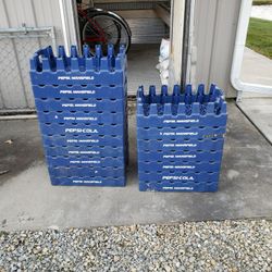 Blue Pepsi Tray Stackable Drink Tray Carriers