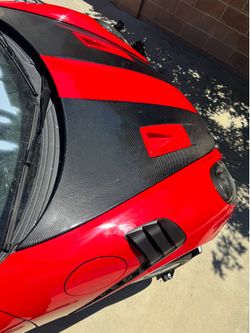 GT2 rs style cayman REAL carbon fiber hood