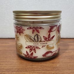 NEW - Bellevue Luxury Candles, 12 Ounce - CHAI TONKA