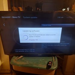 Sharp 40in Roku Tv With Remote