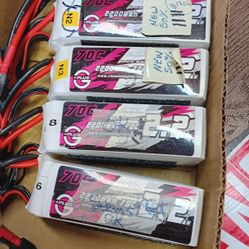 RC Plane  6s LiPO Batteries