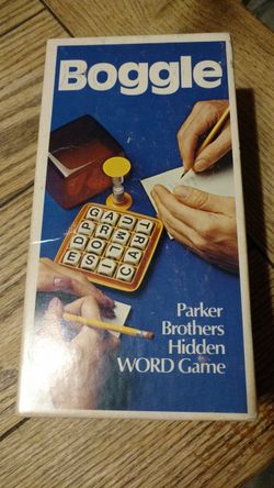 Boggle - board game / dice game