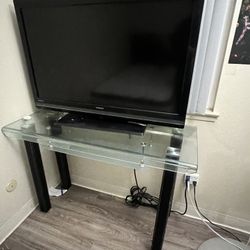 TV And Glass Stand 
