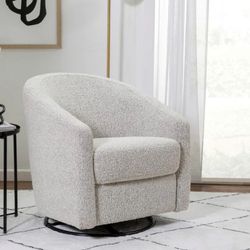 BABYLETTO MADISON SWIVEL GLIDER, Black/White Boucle