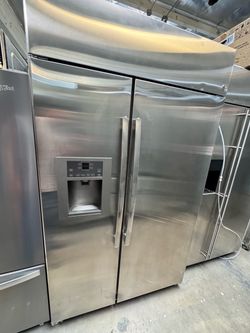 GE profile 48”Stainless Steel Side-by-Side Refrigerator