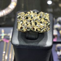 10k Gold Nugget Ring New In Stock!!!