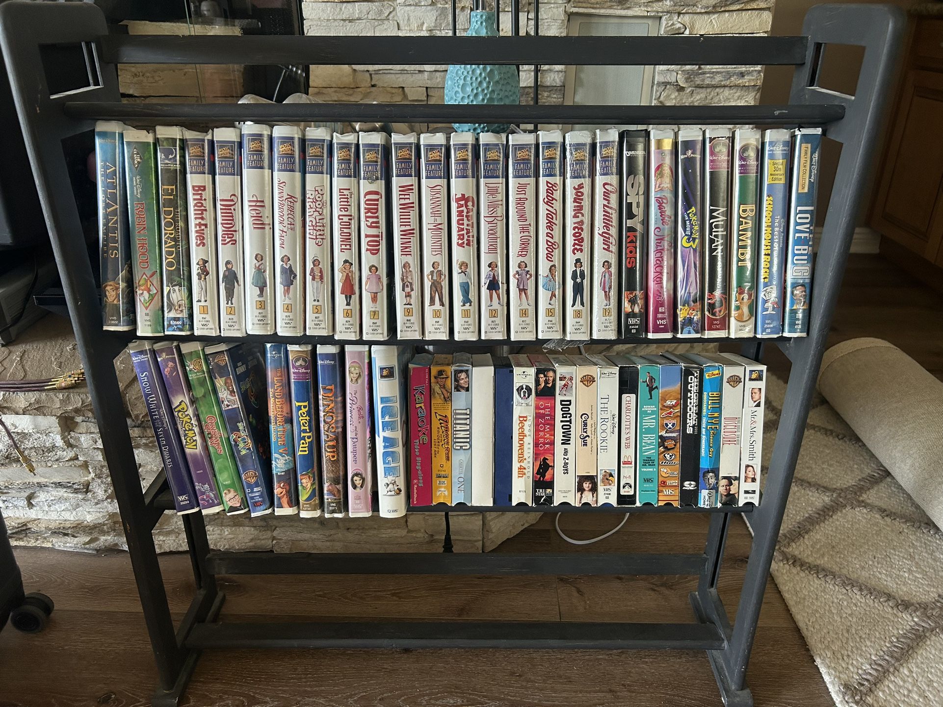 DVD RACK, 2 Players And DVD collection