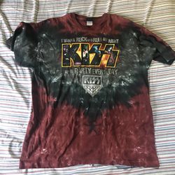 Vintage kiss tshirt sz XXL