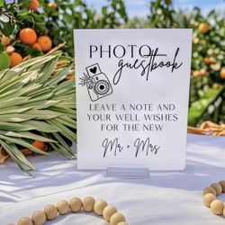 Photo Guest Book Sign 