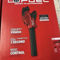 Milwaukee m18 dual battery blower brand new $240 Tool Only 