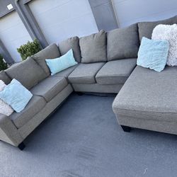 Grey Sectional Couch 