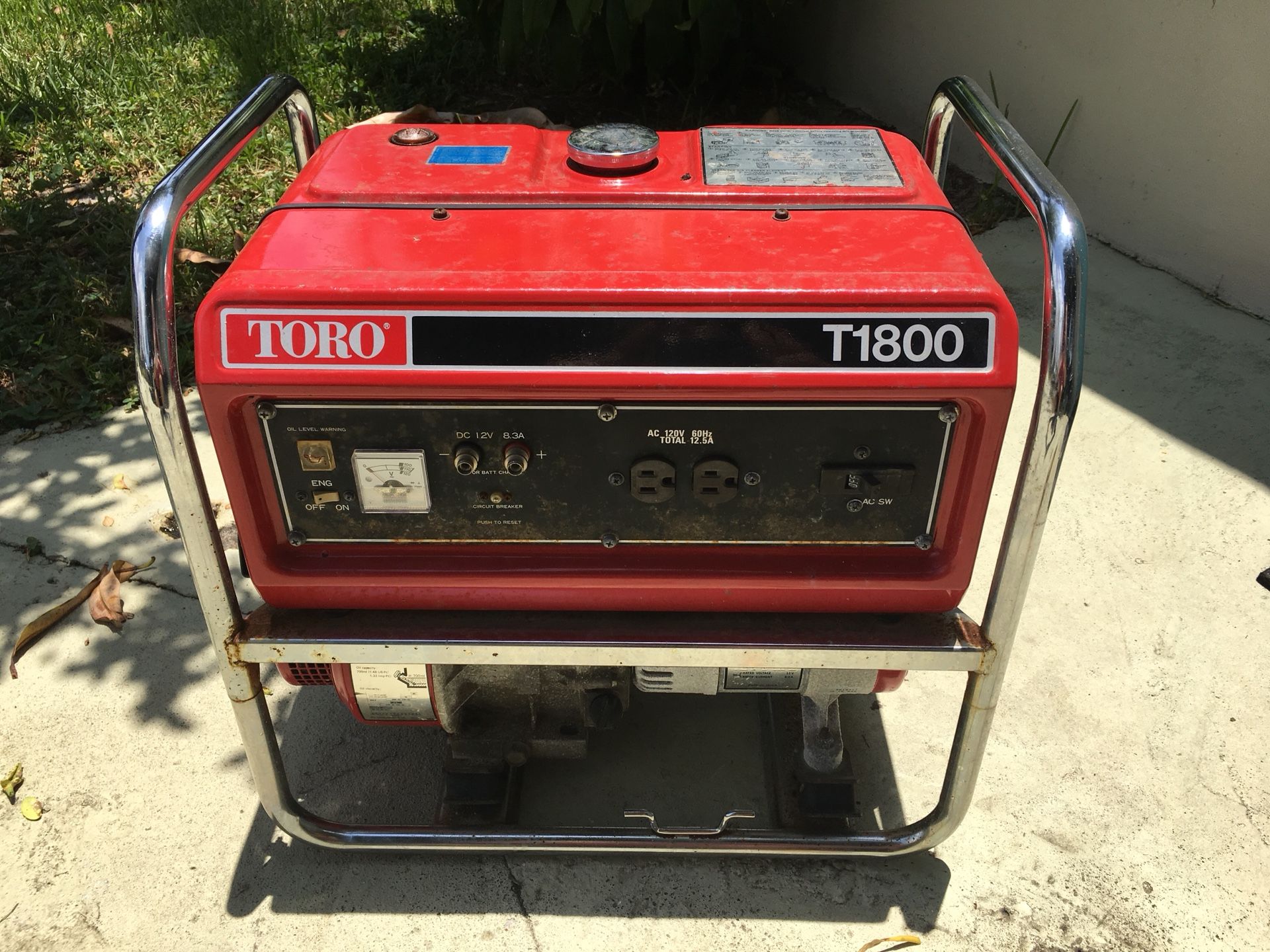 Toro T1800 Generator