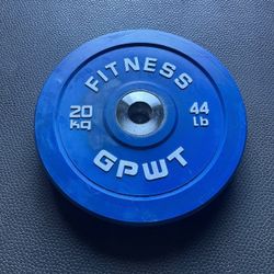 44 lbs  Olympic Bumper Weight Plates (Single) Brand New…. Home Gym Fitness… $40 Price is Firm!!!