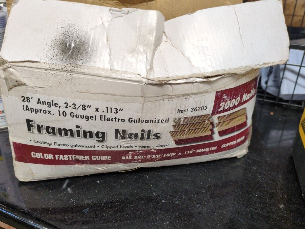 Framing Nails 28° 2 3/8 By 113