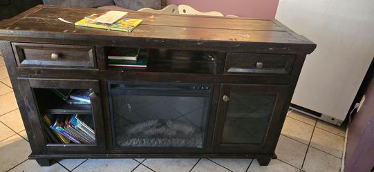 Tv stand/fireplace